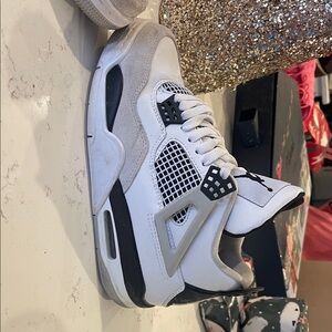 White and Gray Sneakers